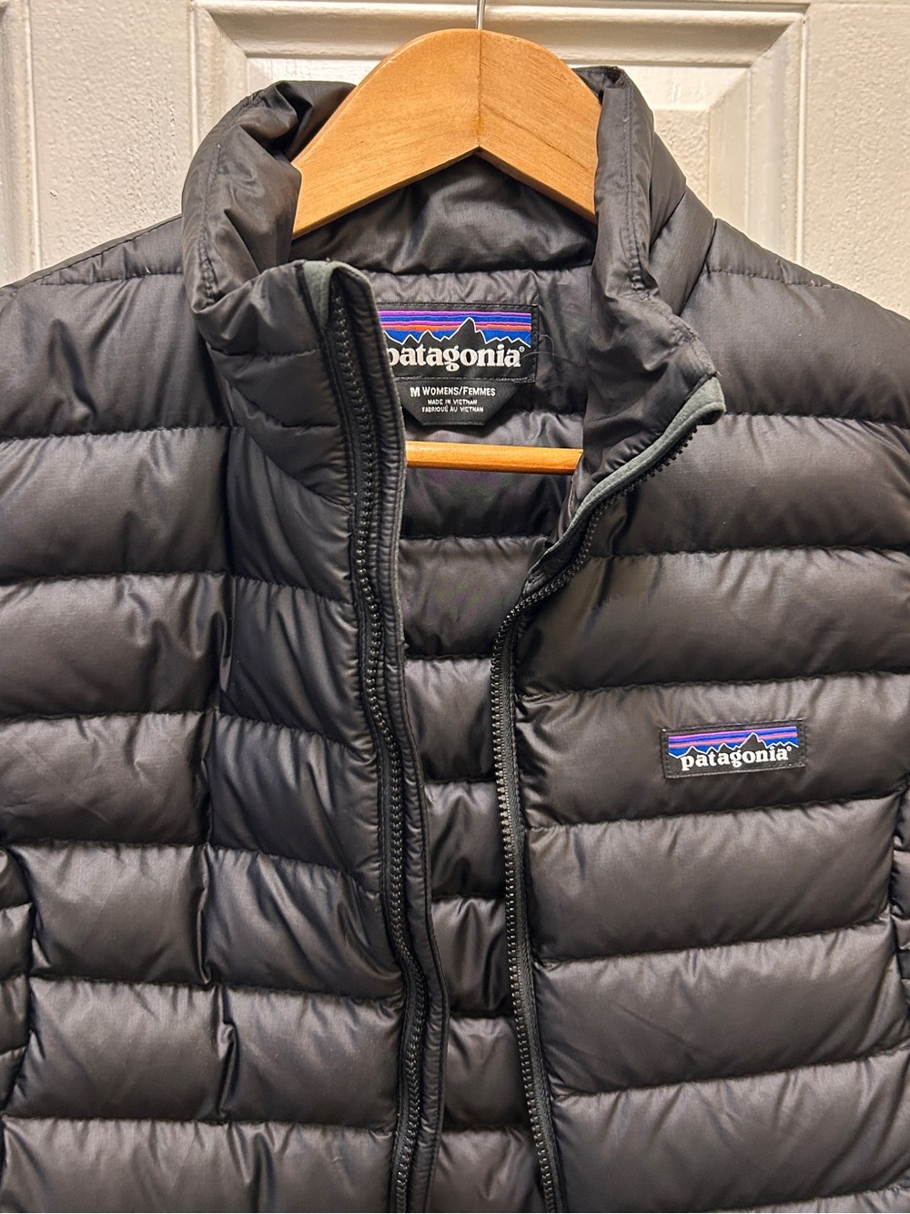 Patagonia Black Quilted Down Puffer Jacket